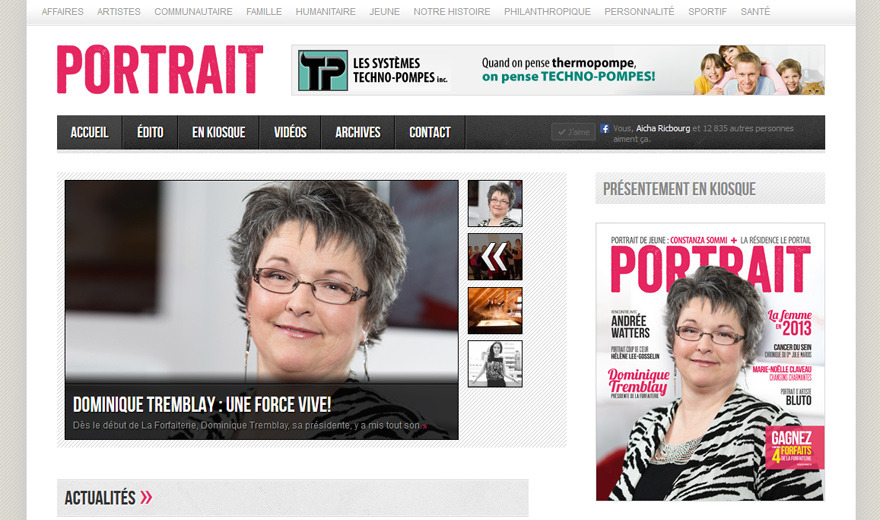 Magazine Portrait Magazine Portrait