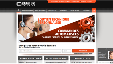 Site web de Solution Web Canada Site web de Solution Web Canada
