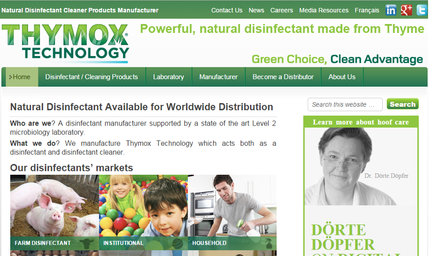 Thymox - Manufacturier cherchant distributeurs mondialement
