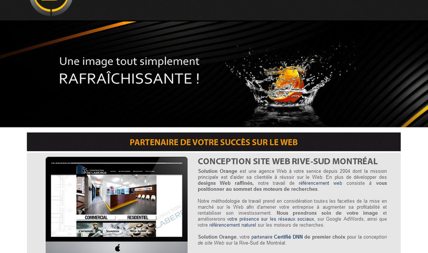 Accueil Solution Orange