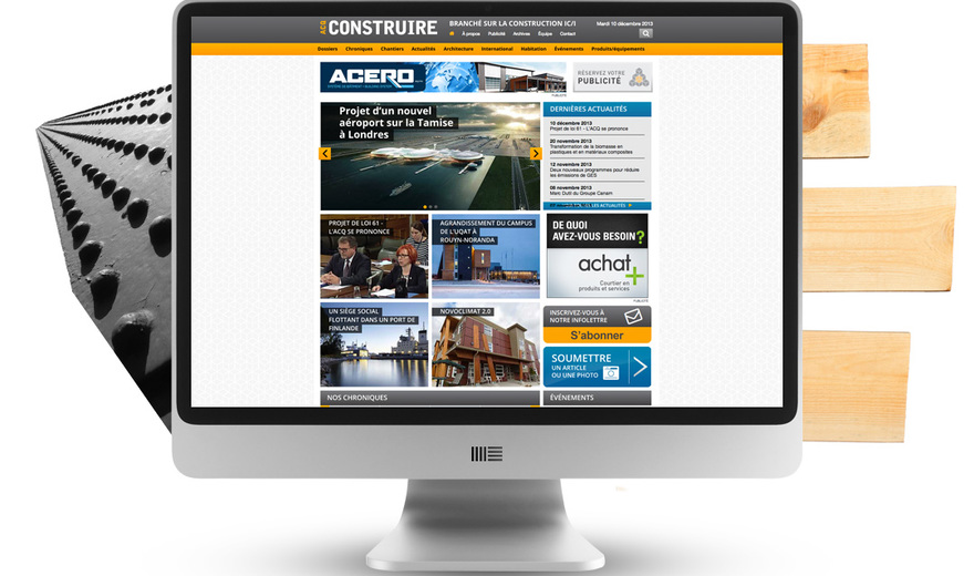 CONSTRUCTION - Site de nouvelles (100% responsive) CONSTRUCTION - Site de nouvelles (100% responsive)