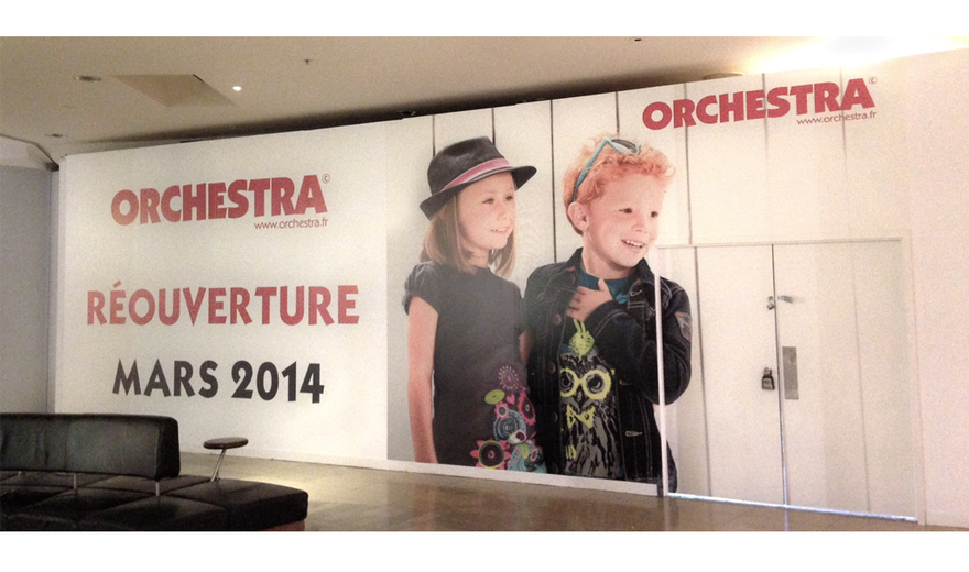 Impression affiche grand format - vinyle autocollant