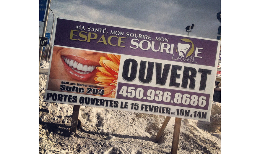 Impression affiche grand format - coroplaste