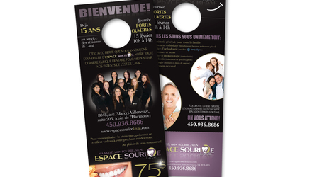 Impression 2500 accroches portes Terrebonne 255$ Impression 2500 accroches portes Terrebonne 255$