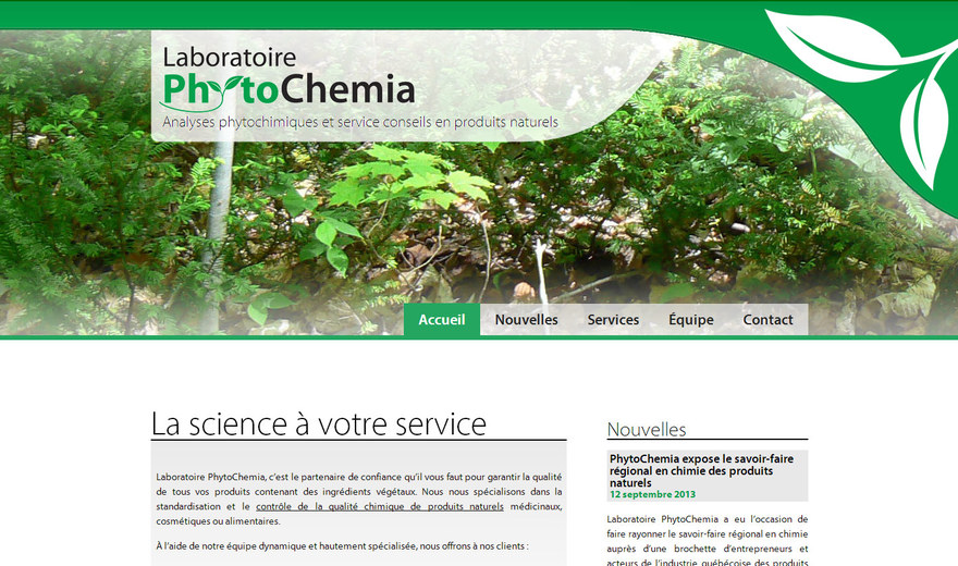 Site web - Phytochemia Site web - Phytochemia