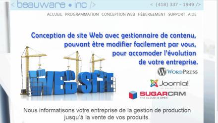 Site de beauware inc. Site de beauware inc.
