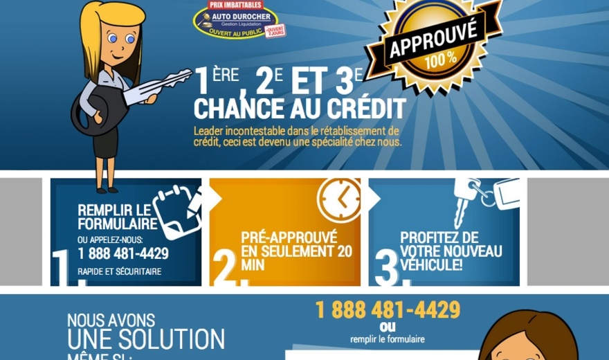 Landing Page - concessionnaire automobile Auto Durocher Landing Page - concessionnaire automobile Auto Durocher