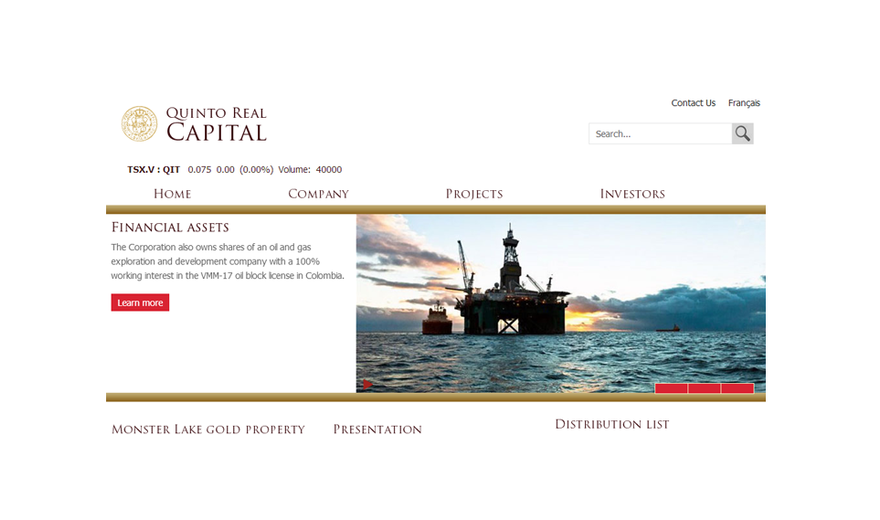 Quinto Real Capital Corporation Quinto Real Capital Corporation