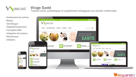 Virage Santé : boutique en ligne Magento Virage Santé : boutique en ligne Magento