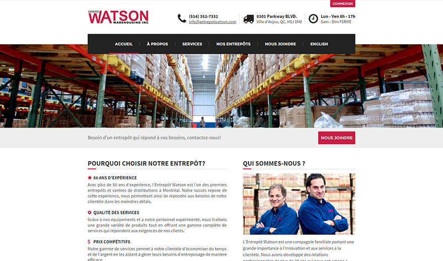 Entrepôt Watson Entrepôt Watson