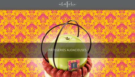 Site Web - À la Folie (La maison du macaron)