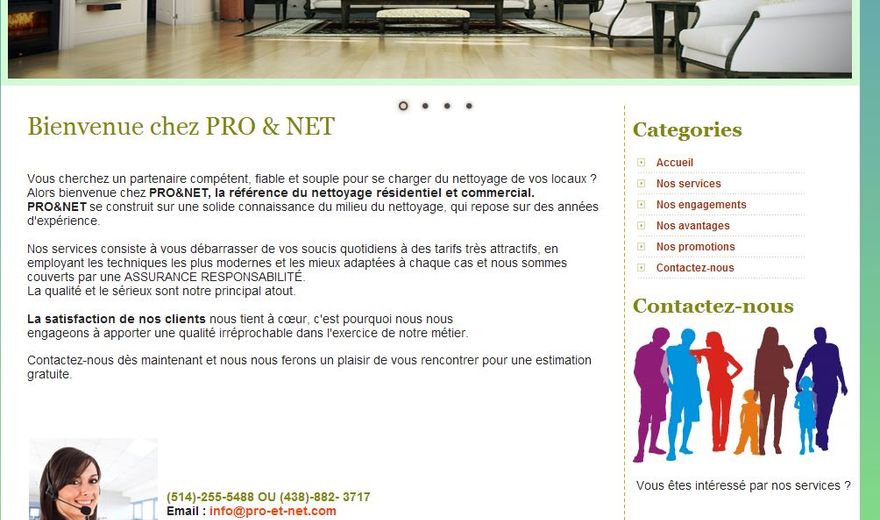 PRO&NET (site vitrine)