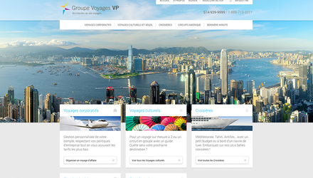 Refonte du site de Groupe Voyages VP Refonte du site de Groupe Voyages VP