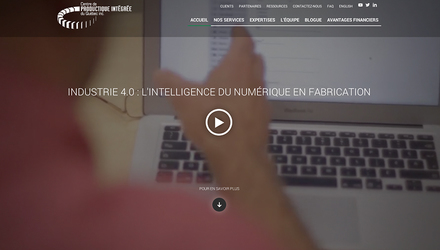 Refonte du site Web du Centre de productique intégrée du Québec Refonte du site Web du Centre de productique intégrée du Québec
