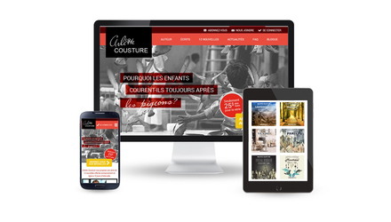 Arlette Cousture - portail Web littérature (W3 Award 2014)