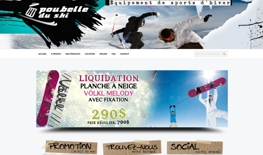 Poubelle du Ski