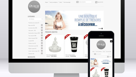 Site Magento responsive pour la boutique Ohlala Maison Site Magento responsive pour la boutique Ohlala Maison