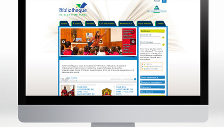 Nouvelle identitée pour la Bibliothèque de Deux-Montagnes Nouvelle identitée pour la Bibliothèque de Deux-Montagnes