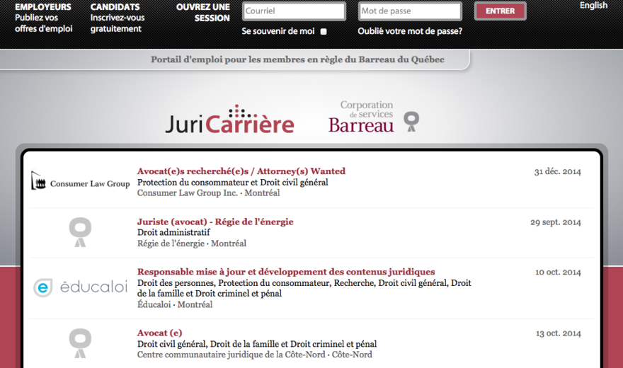 Babillard électronique d'emploi - réalisé avec Ruby On Rails Babillard électronique d'emploi - réalisé avec Ruby On Rails