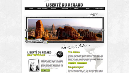 Liberté du regard, un travelogue personnel