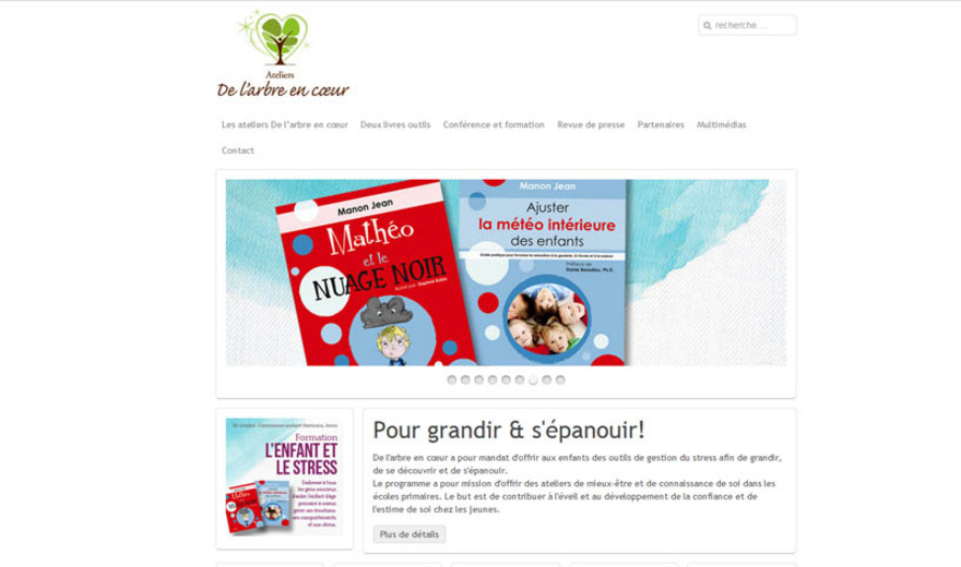 Conception de site web - Arbre En Coeur Conception de site web - Arbre En Coeur