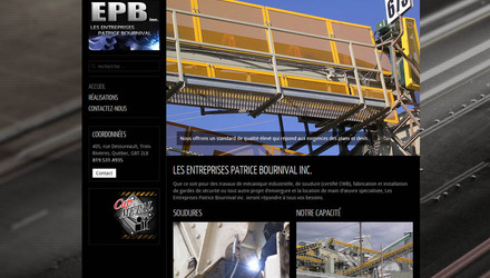 Conception de site web - Les Entreprises Patrice Bournival inc. Conception de site web - Les Entreprises Patrice Bournival inc.