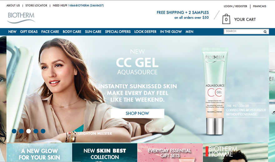 Biotherm Canada eCommerce