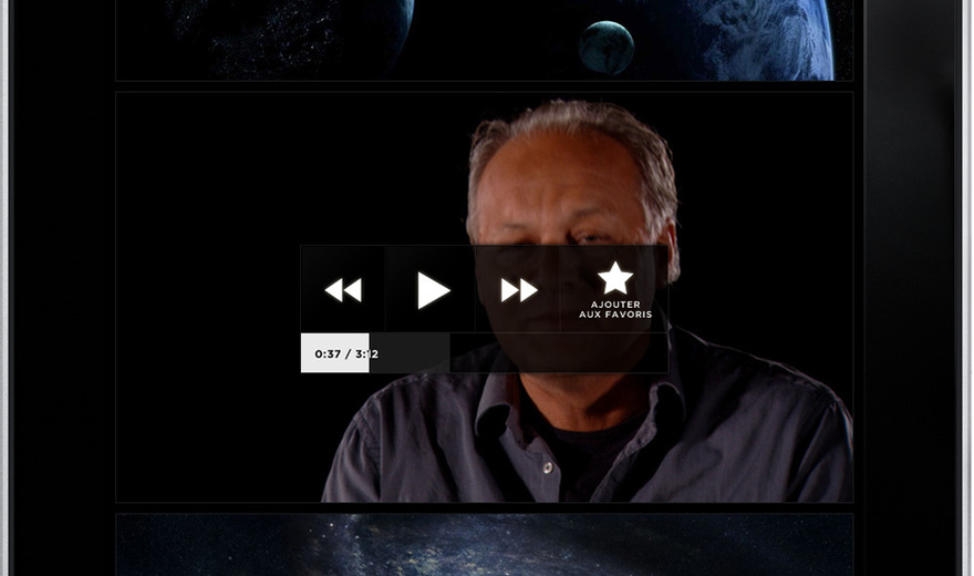 Application iPad: Du big bang au vivant