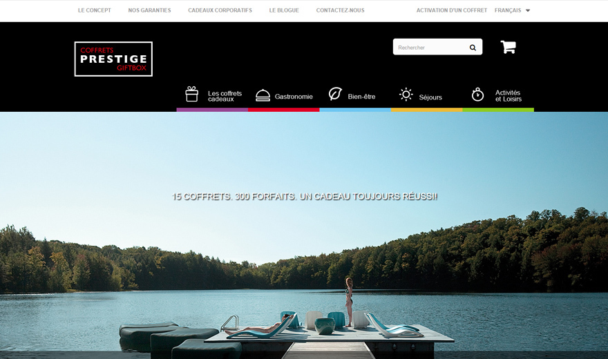 Magasin en ligne - Coffrets Prestige