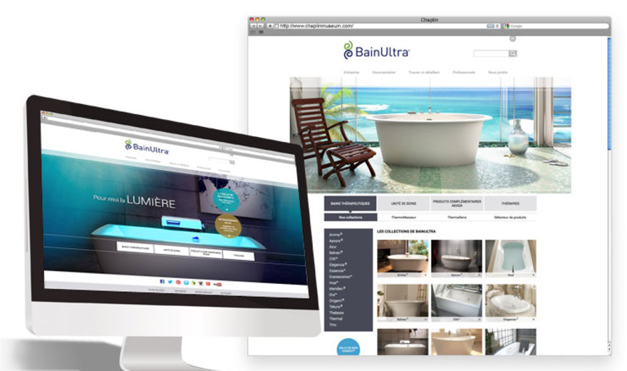 Création du site Web - Bain Ultra
