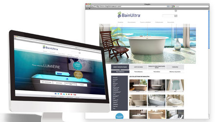 Création du site Web - Bain Ultra Création du site Web - Bain Ultra