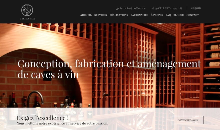 Site de Cellart.ca Site de Cellart.ca