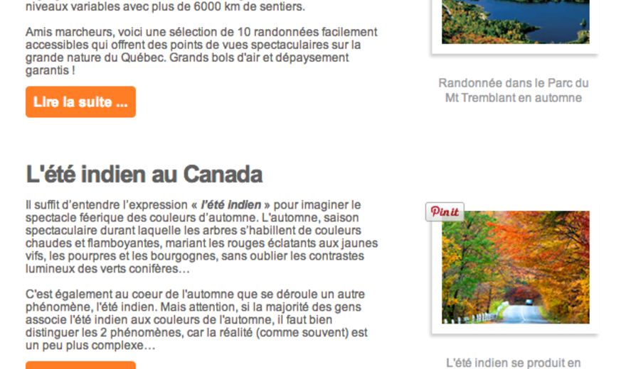 Formation MailChimp pour Parcours Canada