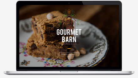 Gourmet barn - site vitrine