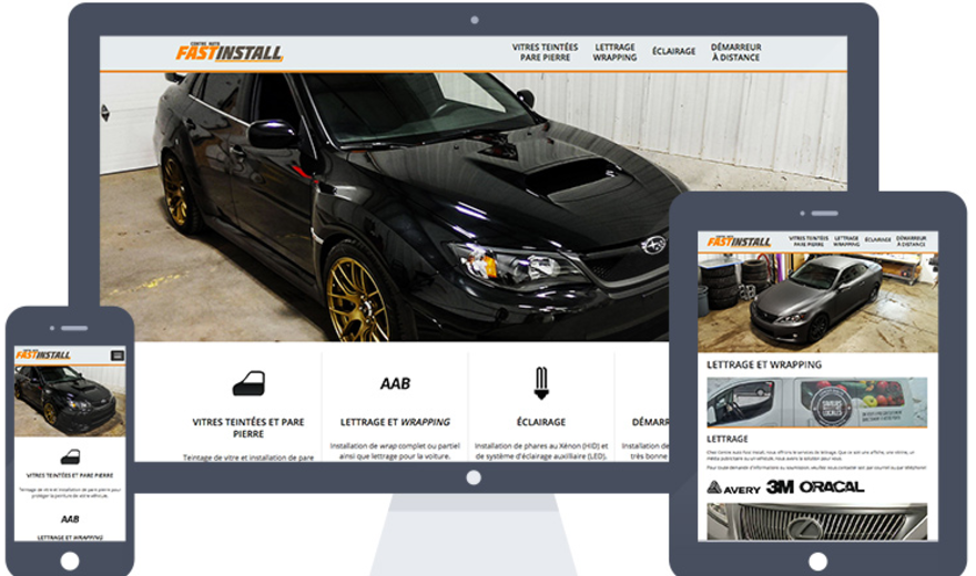 Centre auto Fast install