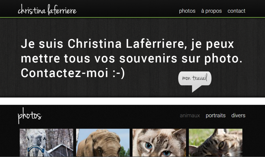 Photographie Christina Lafèriere