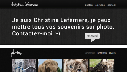 Photographie Christina Lafèriere
