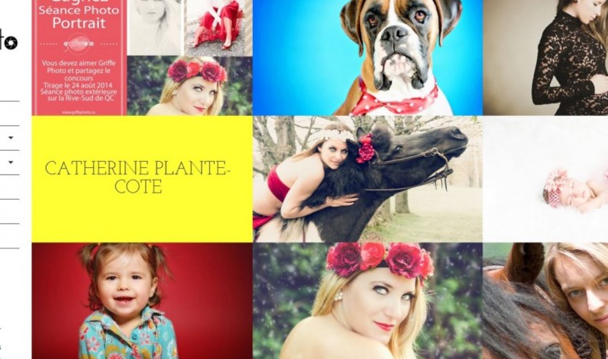 Site Web pour une photographe