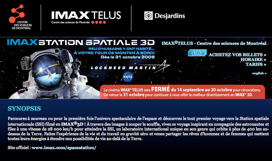 IMAX - Station Spatiale 3D