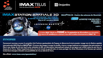 IMAX - Station Spatiale 3D IMAX - Station Spatiale 3D