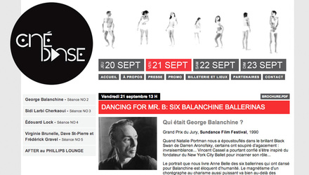 Ciné Danse Ciné Danse