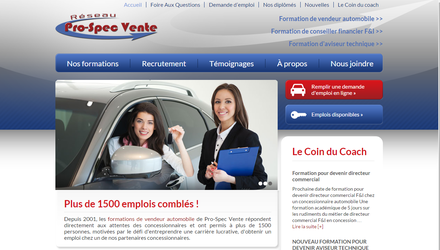 Étude de cas centre de formation en vente automobile