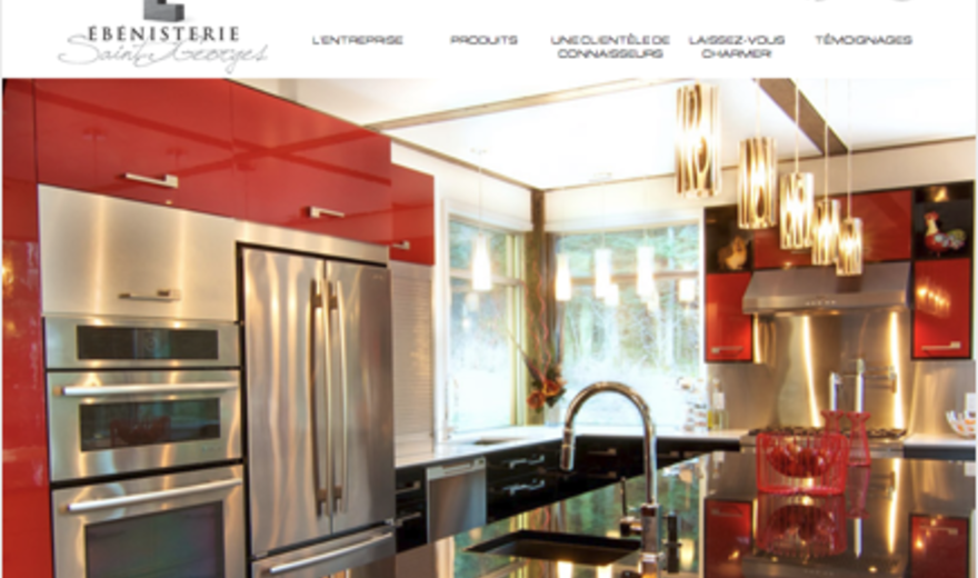 Site Web de Ébénisterie Saint-Georges