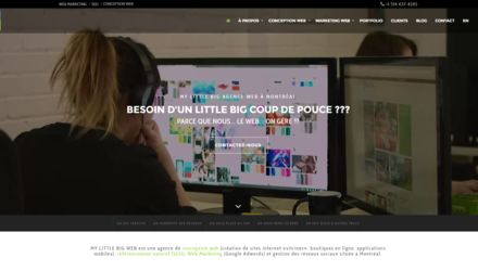 Création du Site de My Little Big Web  | Agence Web à Montréal