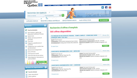 Emplois santé Montréal Emplois santé Montréal