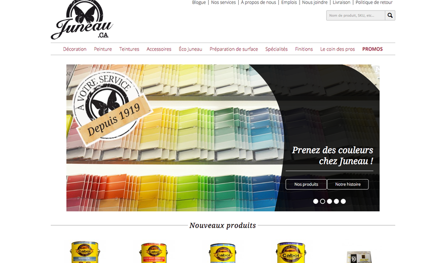 Boutique en ligne Magento