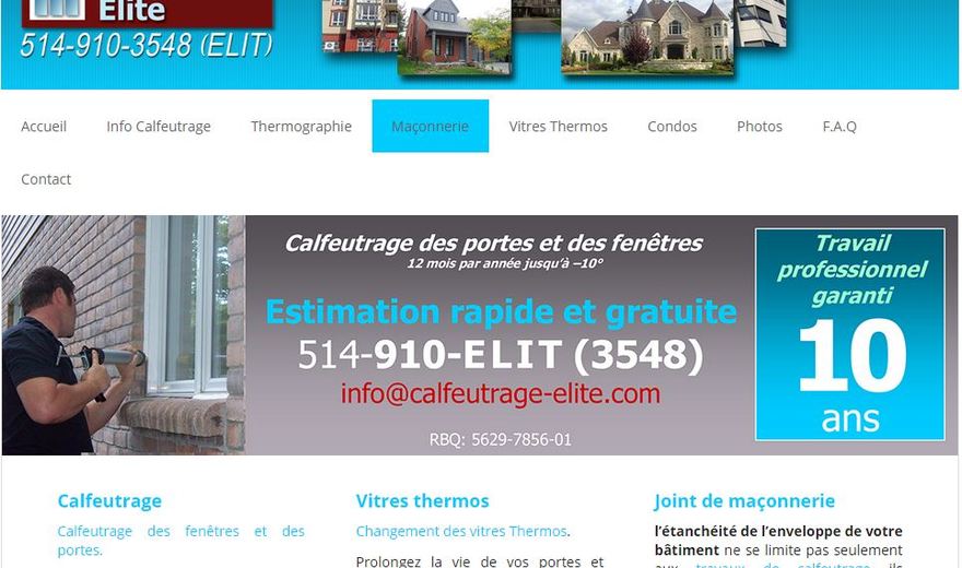 Compagnie Calfeutrage Elite