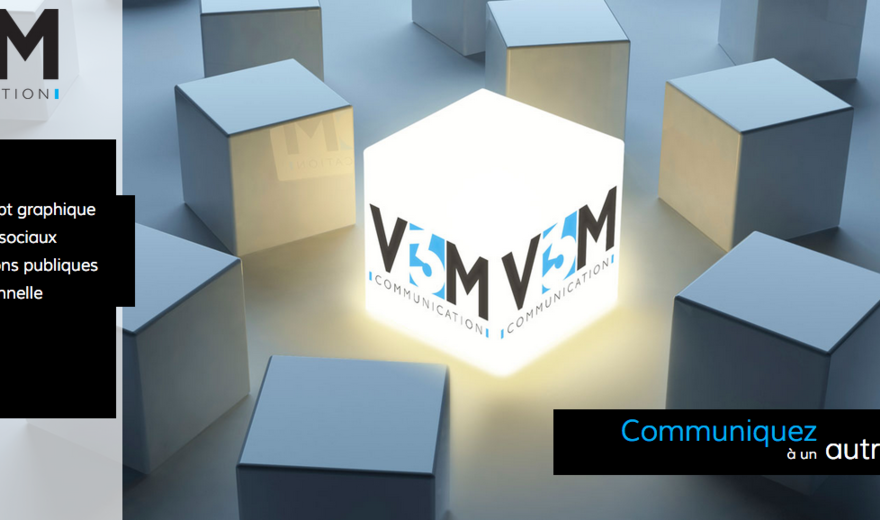 Site web de V3M Communication