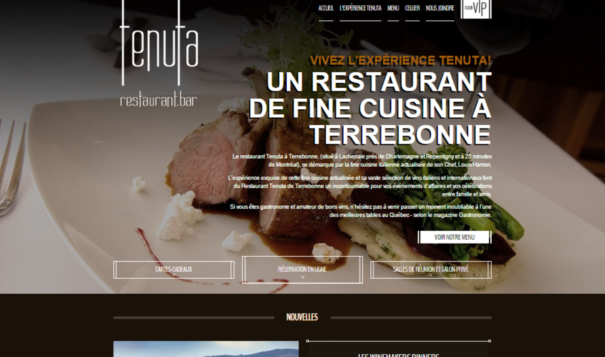 Conception de site web par Caméléon