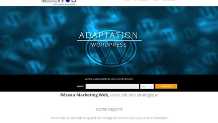 Réseau Marketing Web, adaptation de votre site web Réseau Marketing Web, adaptation de votre site web